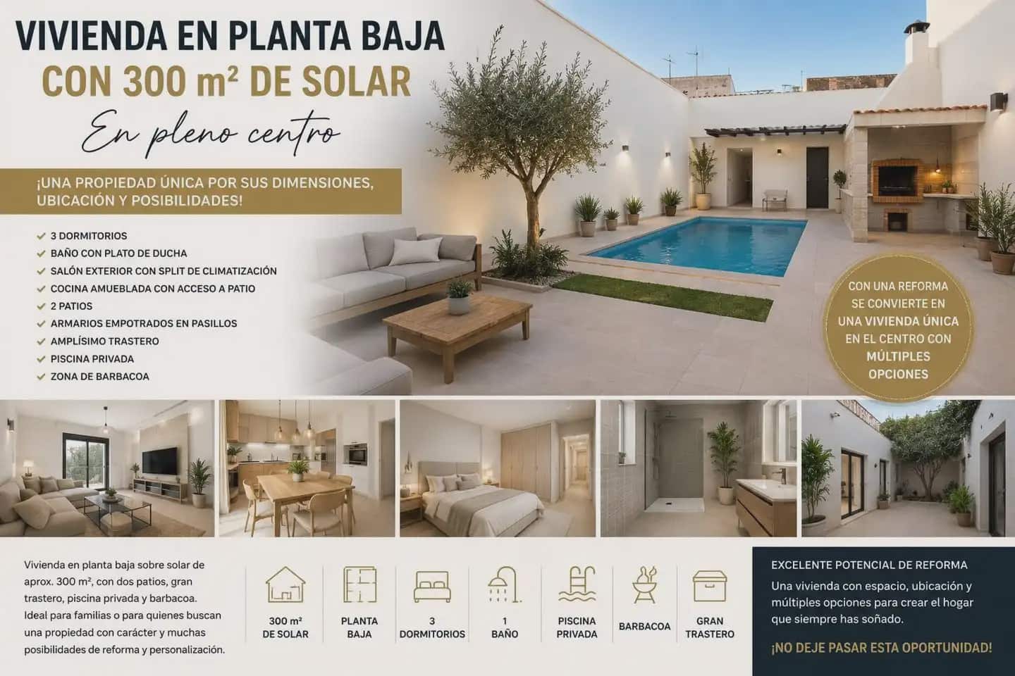 3 quarto Apartamento para venda em Lucena com piscina - 195 000 € (Ref: 10019859)