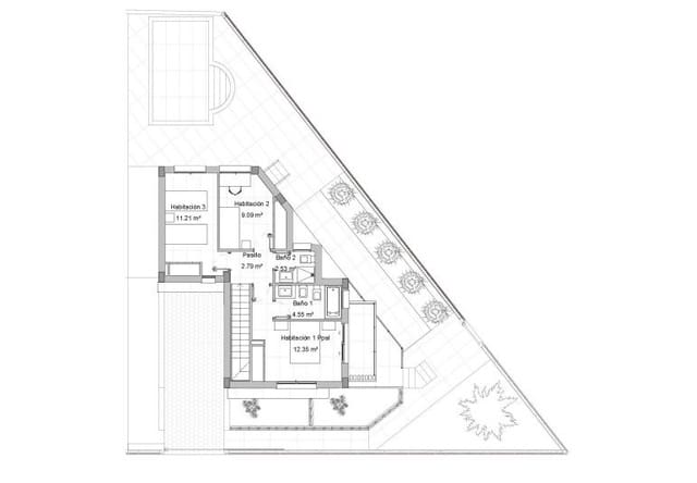 4 soveværelse Villa til salg i Las Lomas de Rame - Bahía Bella, Los Alcázares - € 390.000 (Ref: 9528693)