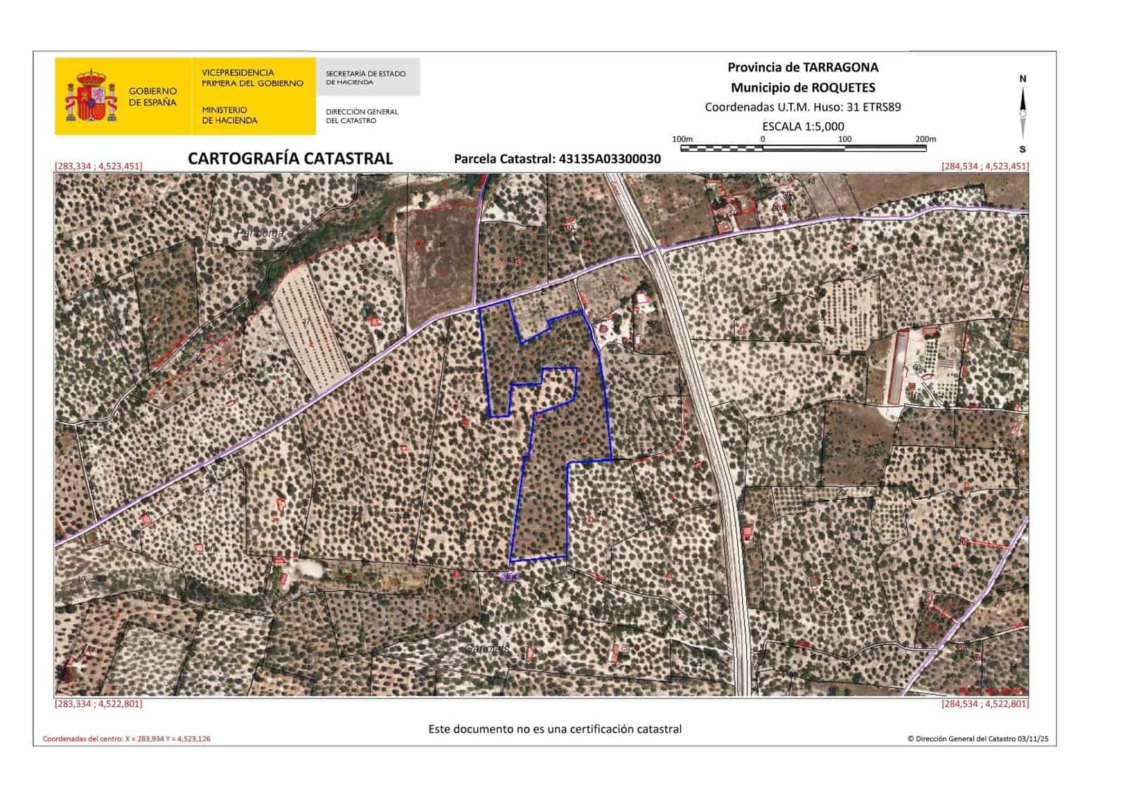 Rakentamaton maa myytävänä paikassa Roquetes - 44 000 € (Ref: 9583076)