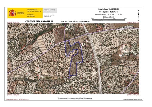 Rakentamaton maa myytävänä paikassa Roquetes - 44 000 € (Ref: 9583076)