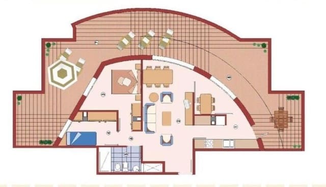 2 sovrum Takvåning till salu i Sant Carles de la Ràpita med garage - 197 500 € (Ref: 9634815)