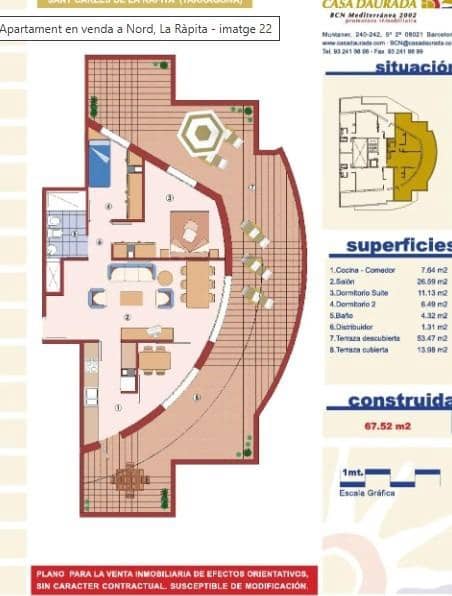 2 quarto Penthouse para venda em Sant Carles de la Rapita - 197 500 € (Ref: 9739069)