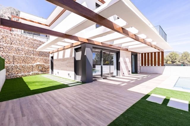 3 sypialnia Willa na sprzedaż w Polop z basenem garażem - 598 700 € (Ref: 10009922)