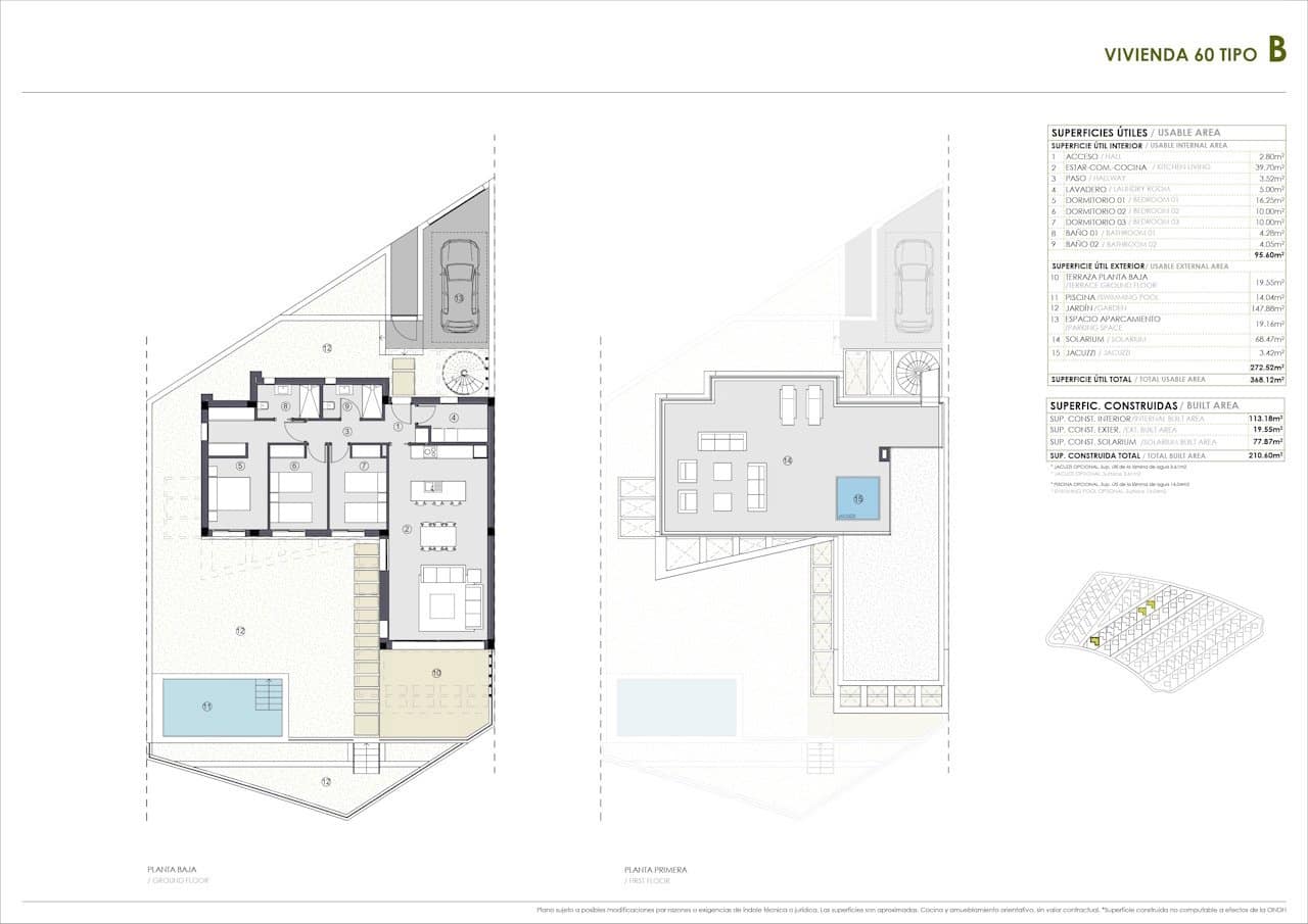Chalet de 3 habitaciones en Polop en venta con piscina garaje - 558.700 € (Ref: 10009923)