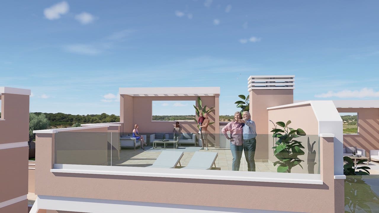 3 soverom Penthouse til salgs i Pilar de la Horadada med svømmebasseng garasje - € 299 900 (Ref: 10012462)