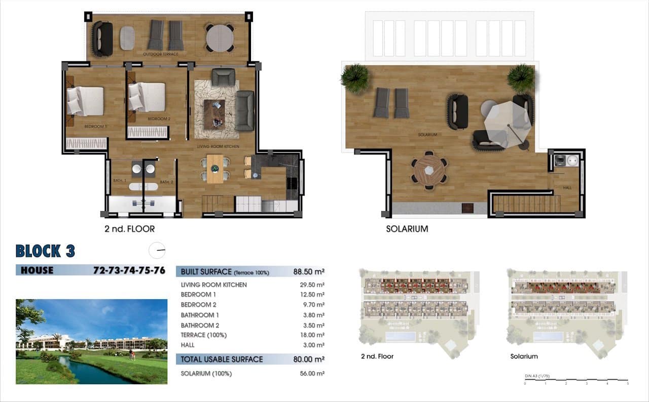 2 sovrum Takvåning till salu i Los Alcazares med pool garage - 325 000 € (Ref: 10043592)