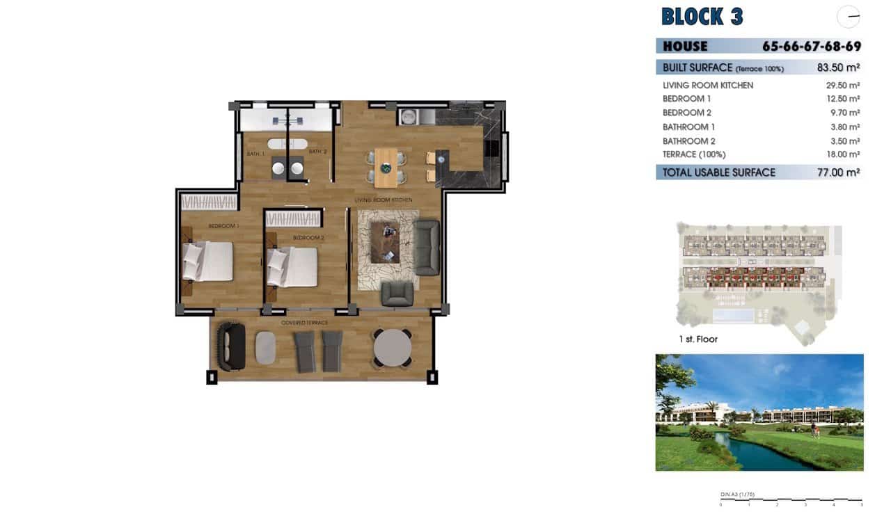 2 bedroom Apartment for sale in Los Alcazares with pool garage - € 265,000 (Ref: 10043594)