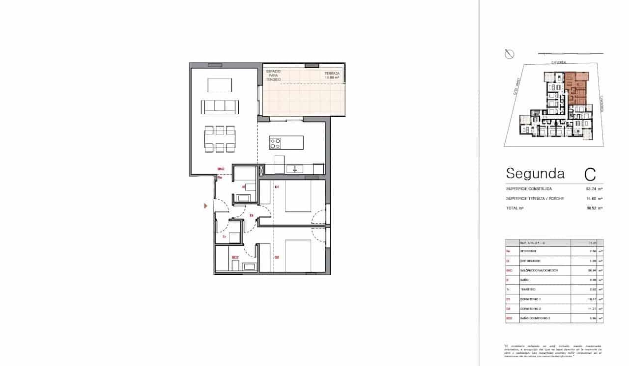 2 soverom Leilighet til salgs i Cala Ratjada med svømmebasseng garasje - € 370 000 (Ref: 10057345)