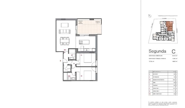 2 soverom Leilighet til salgs i Cala Ratjada, Capdepera med svømmebasseng garasje - € 370 000 (Ref: 10057345)