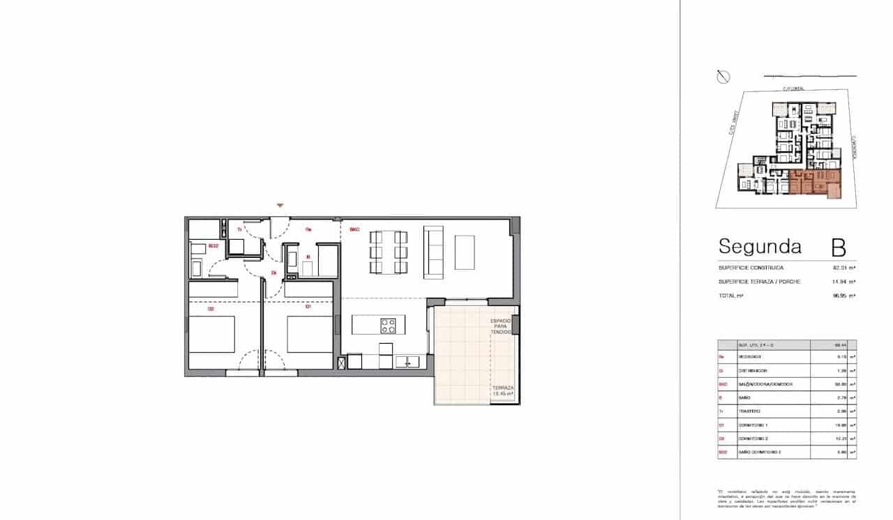2 soverom Leilighet til salgs i Cala Ratjada med svømmebasseng garasje - € 370 000 (Ref: 10057345)