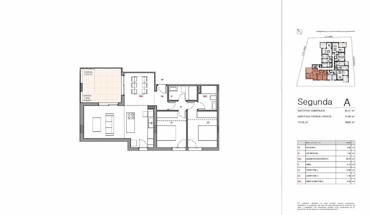 2 soverom Leilighet til salgs i Cala Ratjada med svømmebasseng garasje - € 370 000 (Ref: 10057345)