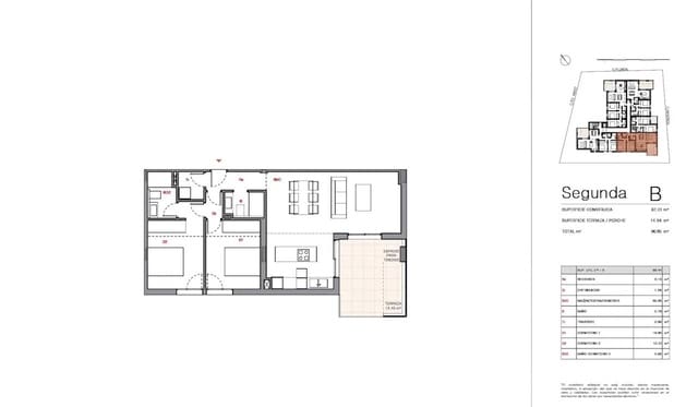2 soverom Leilighet til salgs i Cala Ratjada, Capdepera med svømmebasseng garasje - € 370 000 (Ref: 10057345)