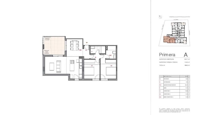 2 soverom Leilighet til salgs i Cala Ratjada, Capdepera med svømmebasseng garasje - € 370 000 (Ref: 10057345)