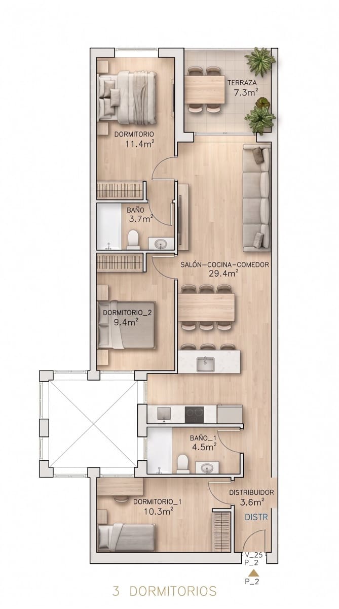 3 camera da letto Appartamento in vendita in San Fulgencio con piscina garage - 180.000 € (Rif: 10104273)