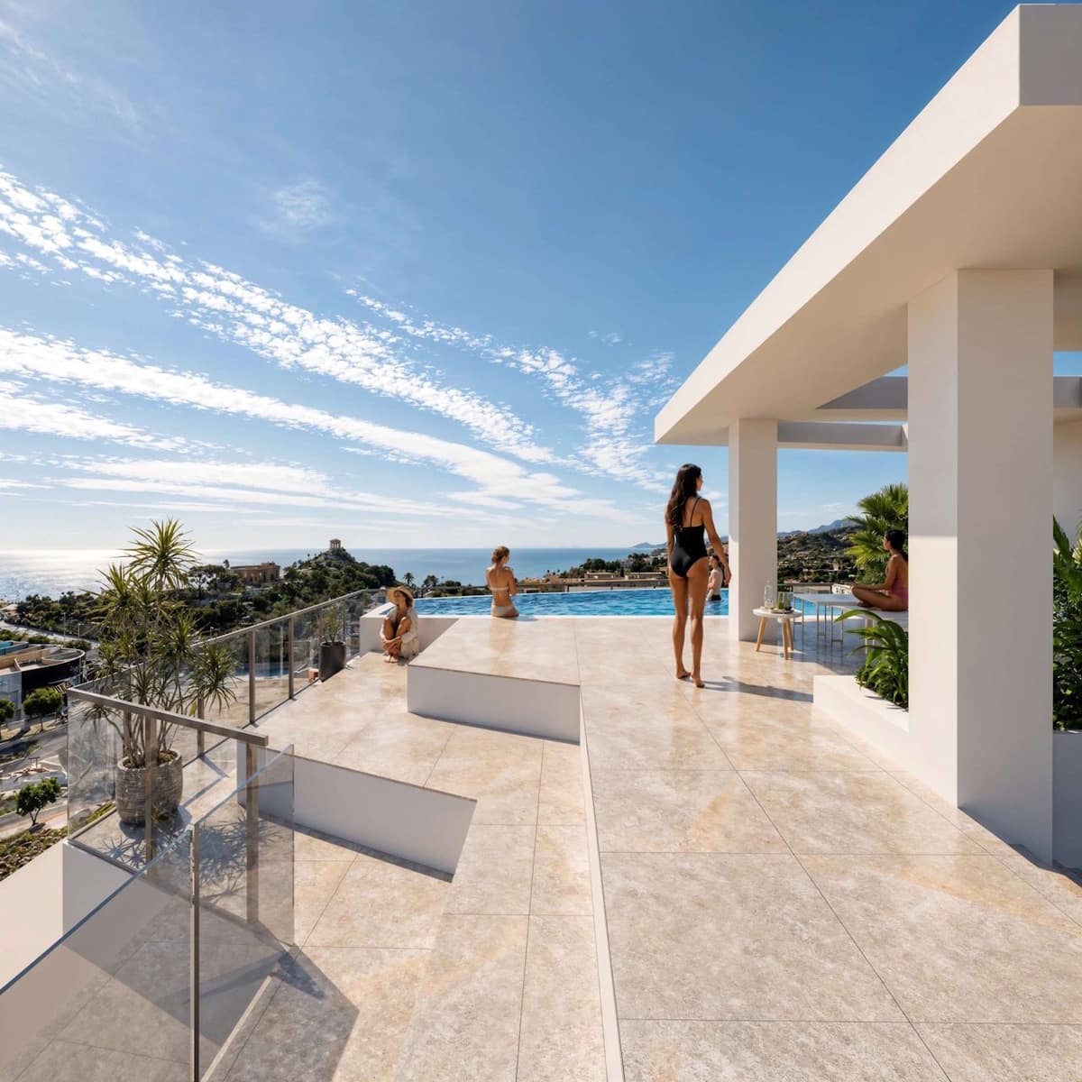 2 Zimmer Penthouse zu verkaufen in La Villajoyosa / Vila Joiosa mit Pool Garage - 640.000 € (Ref: 10113493)