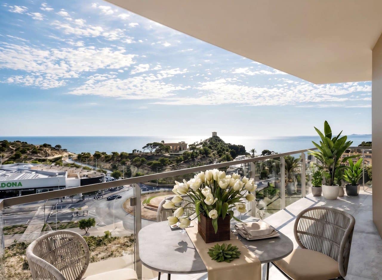 2 Zimmer Penthouse zu verkaufen in La Villajoyosa / Vila Joiosa mit Pool Garage - 640.000 € (Ref: 10113493)