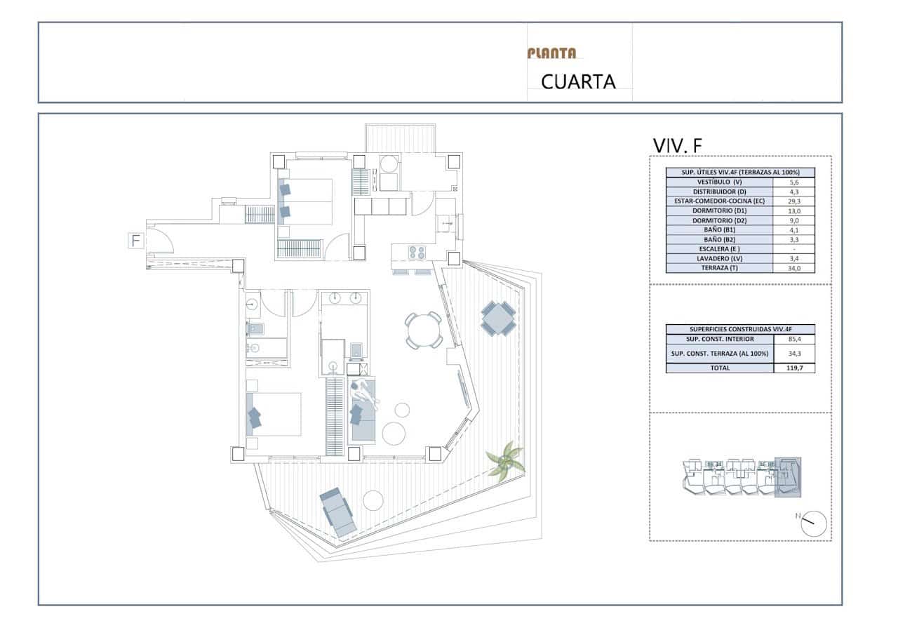 Apartamento de 2 habitaciones en La Villajoyosa / Vila Joiosa en venta con piscina garaje - 385.000 € (Ref: 10113494)