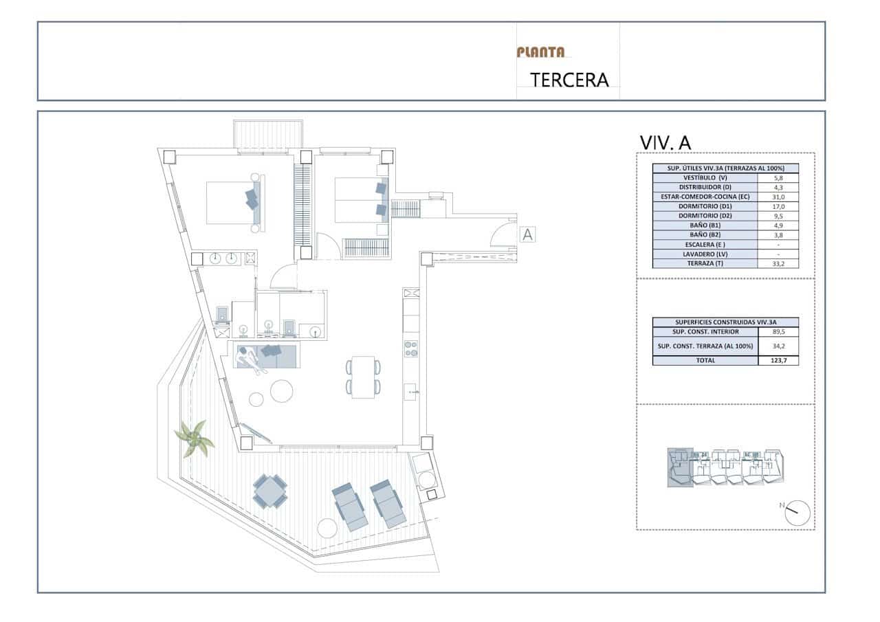 Apartamento de 2 habitaciones en La Villajoyosa / Vila Joiosa en venta con piscina garaje - 385.000 € (Ref: 10113494)