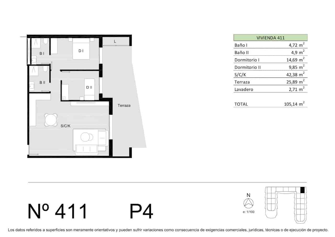 2 chambre Appartement à vendre à San Miguel de Salinas avec piscine garage - 194 900 € (Ref: 10118083)