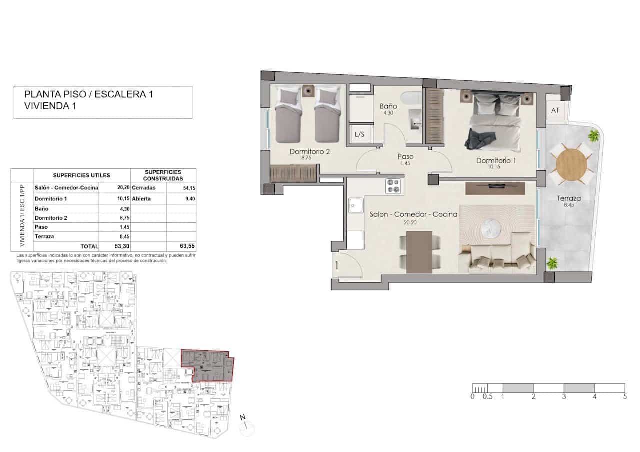 2 bedroom Apartment for sale in Santa Pola with pool - € 235,000 (Ref: 10150437)
