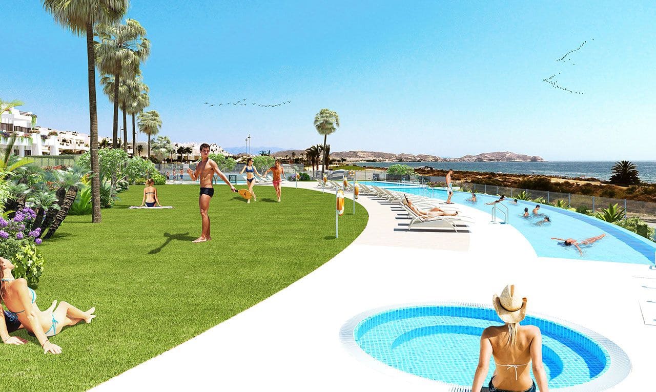 3 chambre Appartement à vendre à San Juan de los Terreros avec piscine garage - 350 000 € (Ref: 4231421)