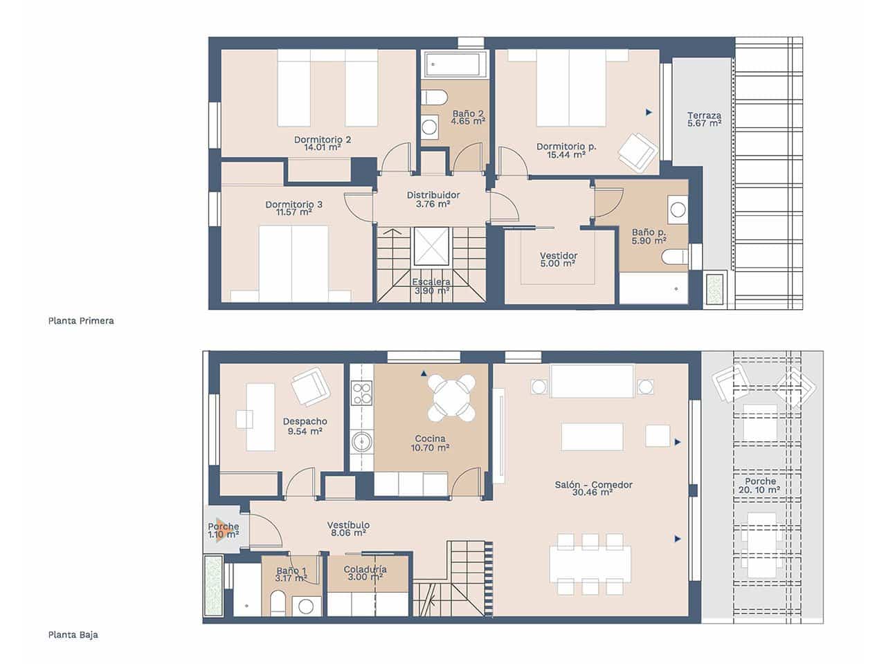 4 soveværelse Semi-Rækkehus til salg i Puig de Ros med swimmingpool garage - € 850.000 (Ref: 6391476)