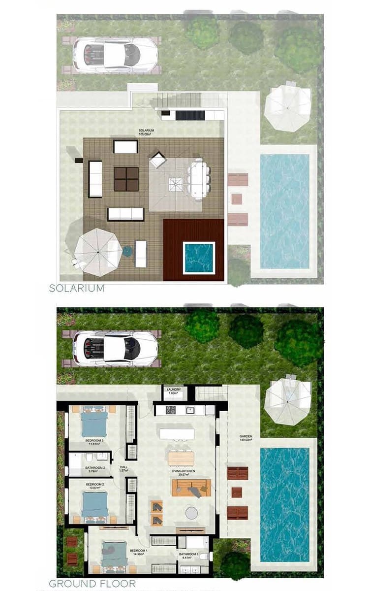 3 bedroom Villa for sale in Alhama de Murcia with pool garage - € 304,900 (Ref: 6609170)