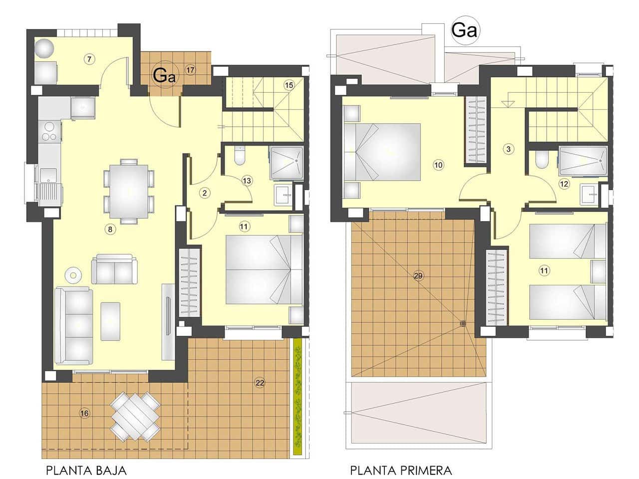 3 quarto Casa em Banda para venda em Busot com piscina garagem - 355 000 € (Ref: 7165878)