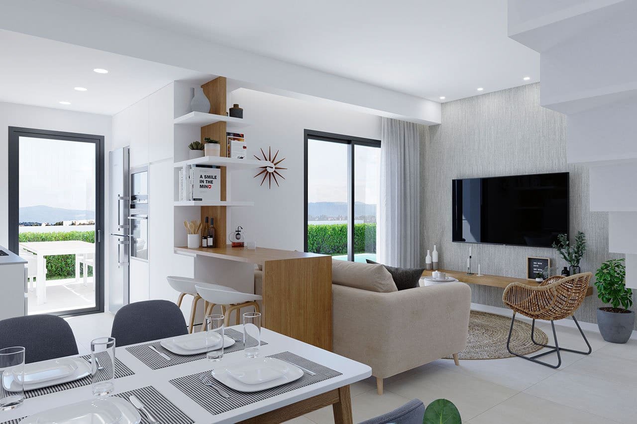 3 soverom Kjedet enebolig til salgs i Torrevieja med svømmebasseng garasje - € 529 000 (Ref: 7244237)