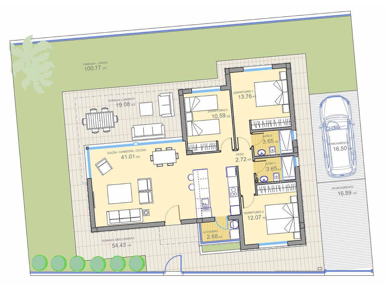 3 chambre Villa/Maison à vendre à Polop avec piscine garage - 472 000 € (Ref: 7244242)