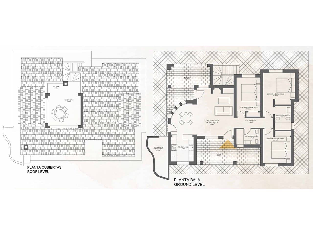 3 makuuhuone Huvila myytävänä paikassa Las Palas mukana 
autotalli - 299 000 € (Ref: 7299614)