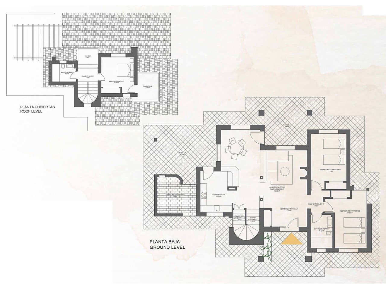 3 soveværelse Villa til salg i Las Palas med garage - € 299.000 (Ref: 7299616)