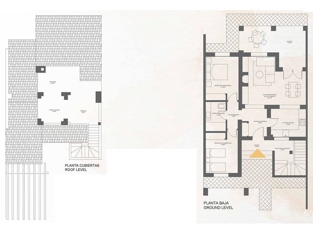 2 makuuhuone Omakotitalo myytävänä paikassa Las Palas, Fuente Alamo de Murcia mukana 
autotalli - 194 000 € (Ref: 7299618)
