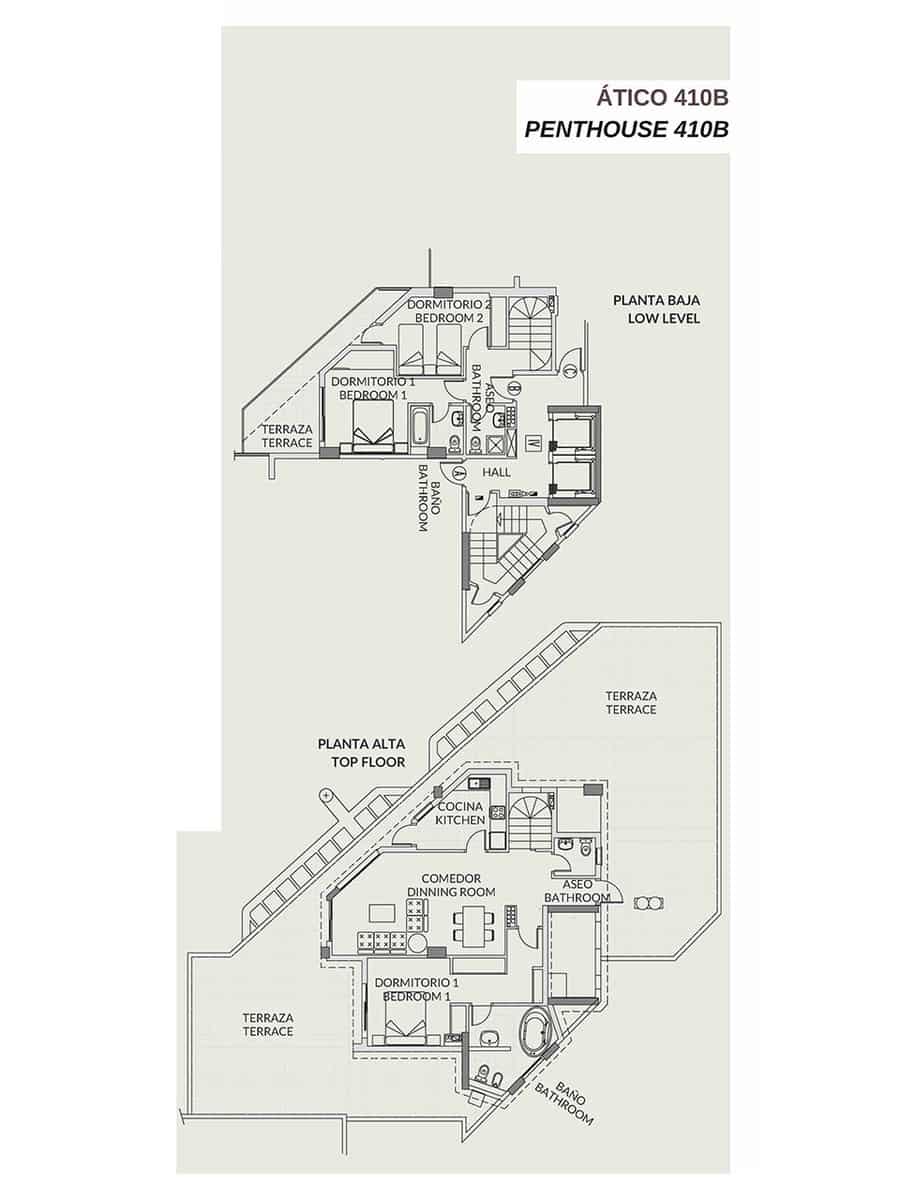3 bedroom Penthouse for sale in Calpe / Calp with pool - € 689,000 (Ref: 7502219)