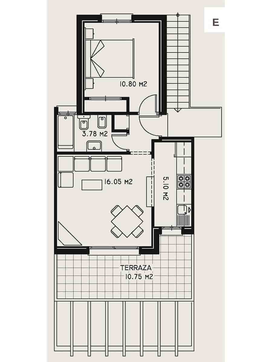 1 chambre Appartement à vendre à Calpe / Calp avec piscine garage - 175 000 € (Ref: 7512678)