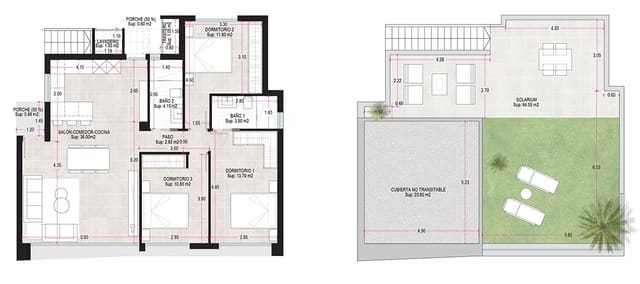 3 Zimmer Villa zu verkaufen in Alhama de Murcia mit Garage - 329.000 € (Ref: 7540896)