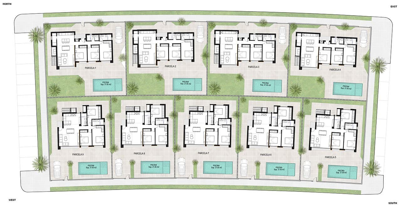 3 chambre Villa/Maison à vendre à Alhama de Murcia avec garage - 329 000 € (Ref: 7540896)