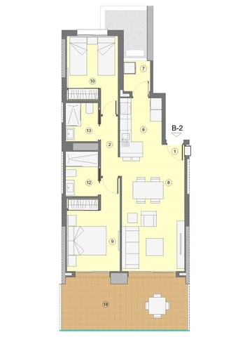 2 bedroom Apartment for sale in Benidorm with pool garage - € 411,000 (Ref: 7550381)