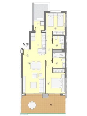 2 bedroom Apartment for sale in Benidorm with pool garage - € 411,000 (Ref: 7550381)
