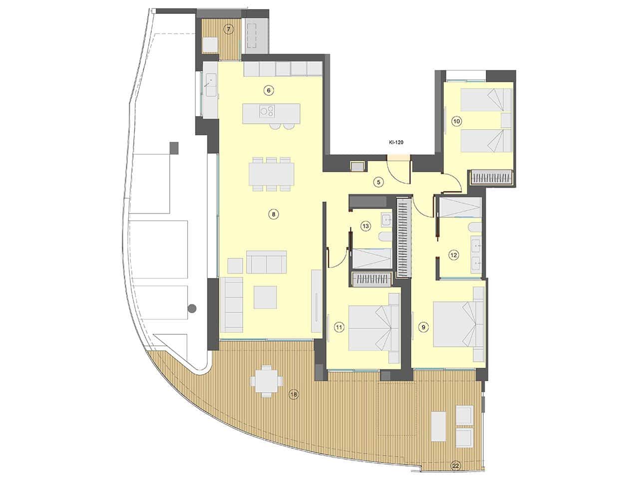 3 bedroom Apartment for sale in Benidorm with pool garage - € 895,000 (Ref: 7555853)