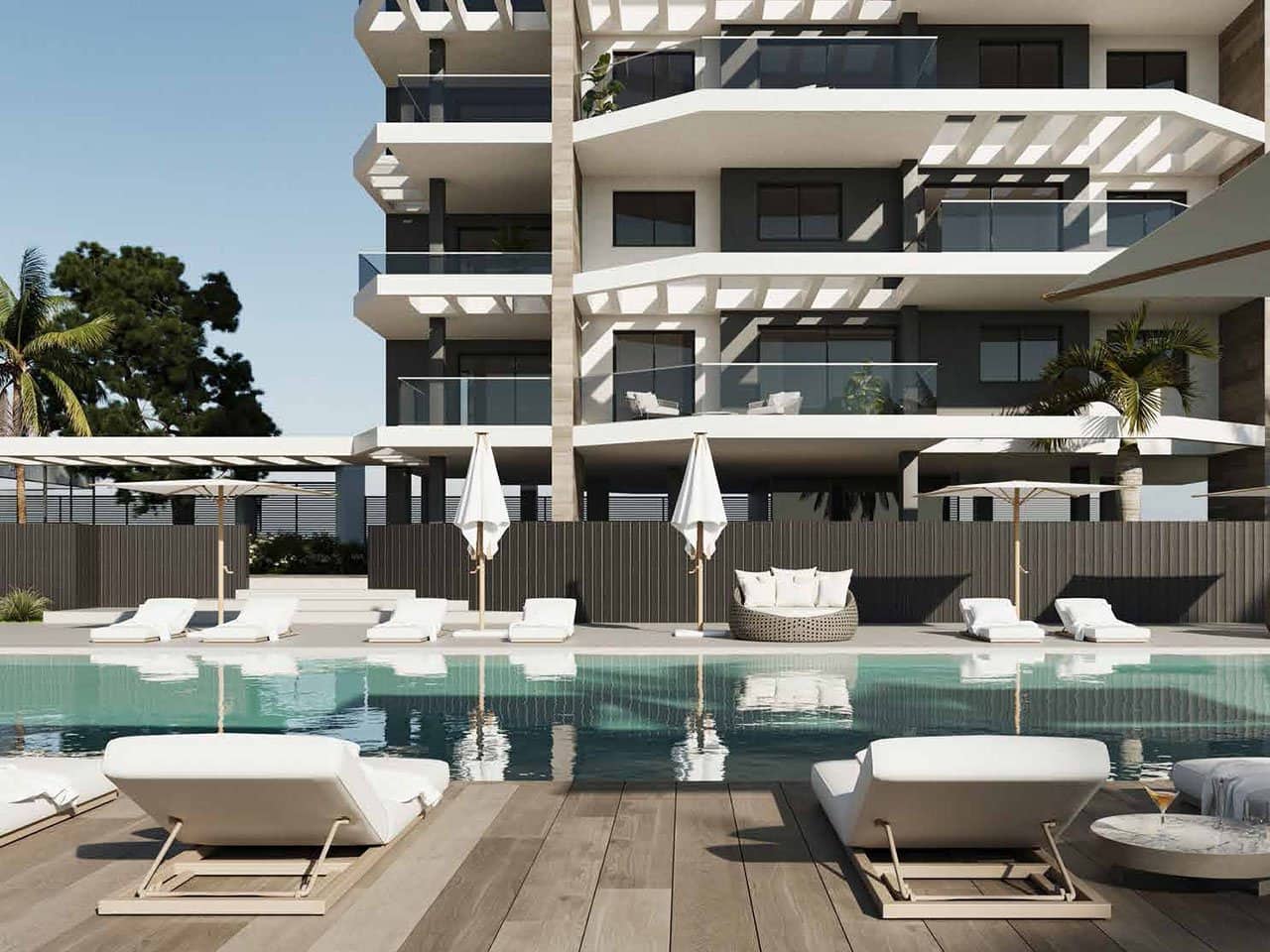 3 sypialnia Apartament na sprzedaż w Calpe / Calp z basenem garażem - 600 000 € (Ref: 7591634)