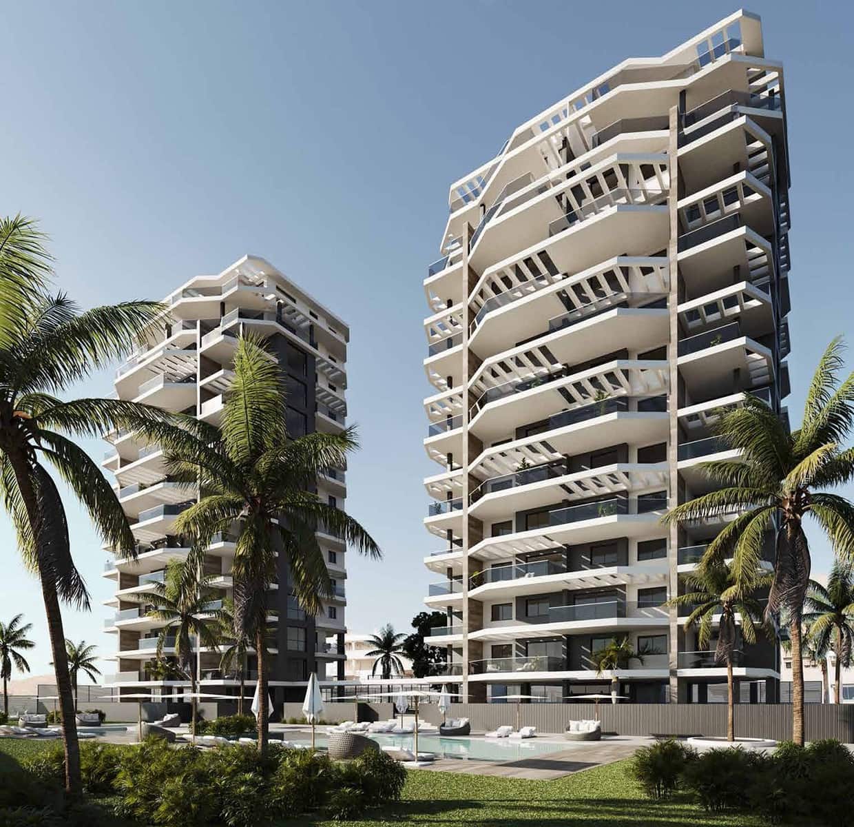 3 sypialnia Apartament na sprzedaż w Calpe / Calp z basenem garażem - 600 000 € (Ref: 7591634)