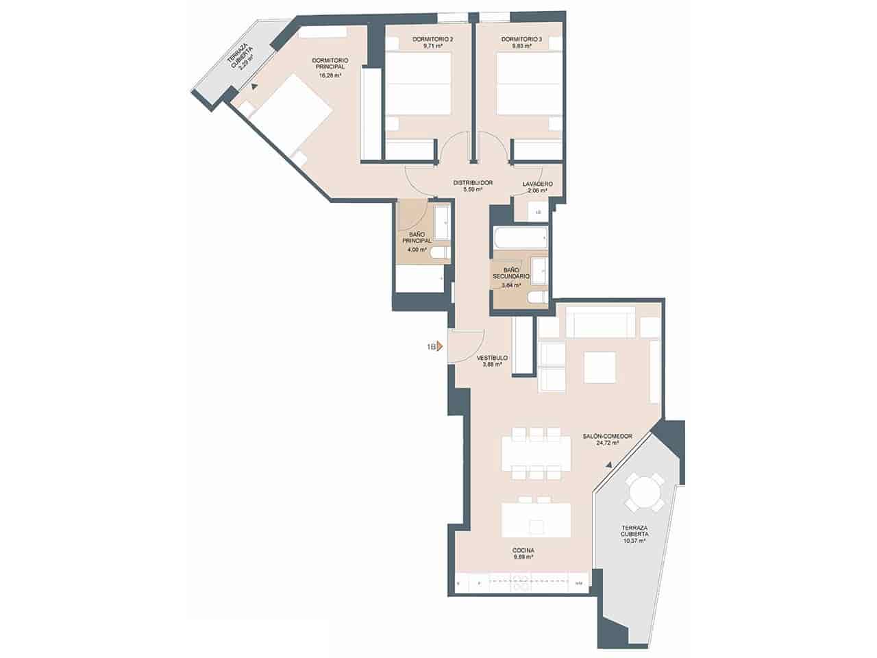 3 soveværelse Lejlighed til salg i Alicante by med swimmingpool garage - € 468.600 (Ref: 7618099)