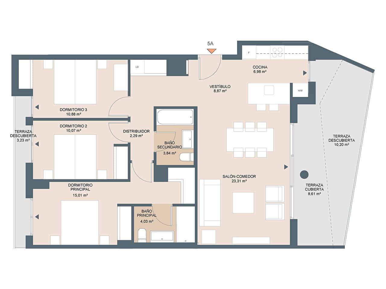3 soveværelse Lejlighed til salg i Alicante by med swimmingpool garage - € 468.600 (Ref: 7618099)