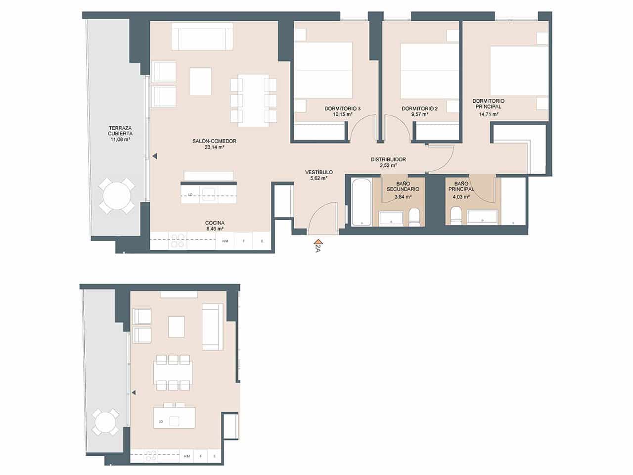 3 soveværelse Lejlighed til salg i Alicante by med swimmingpool garage - € 468.600 (Ref: 7618099)