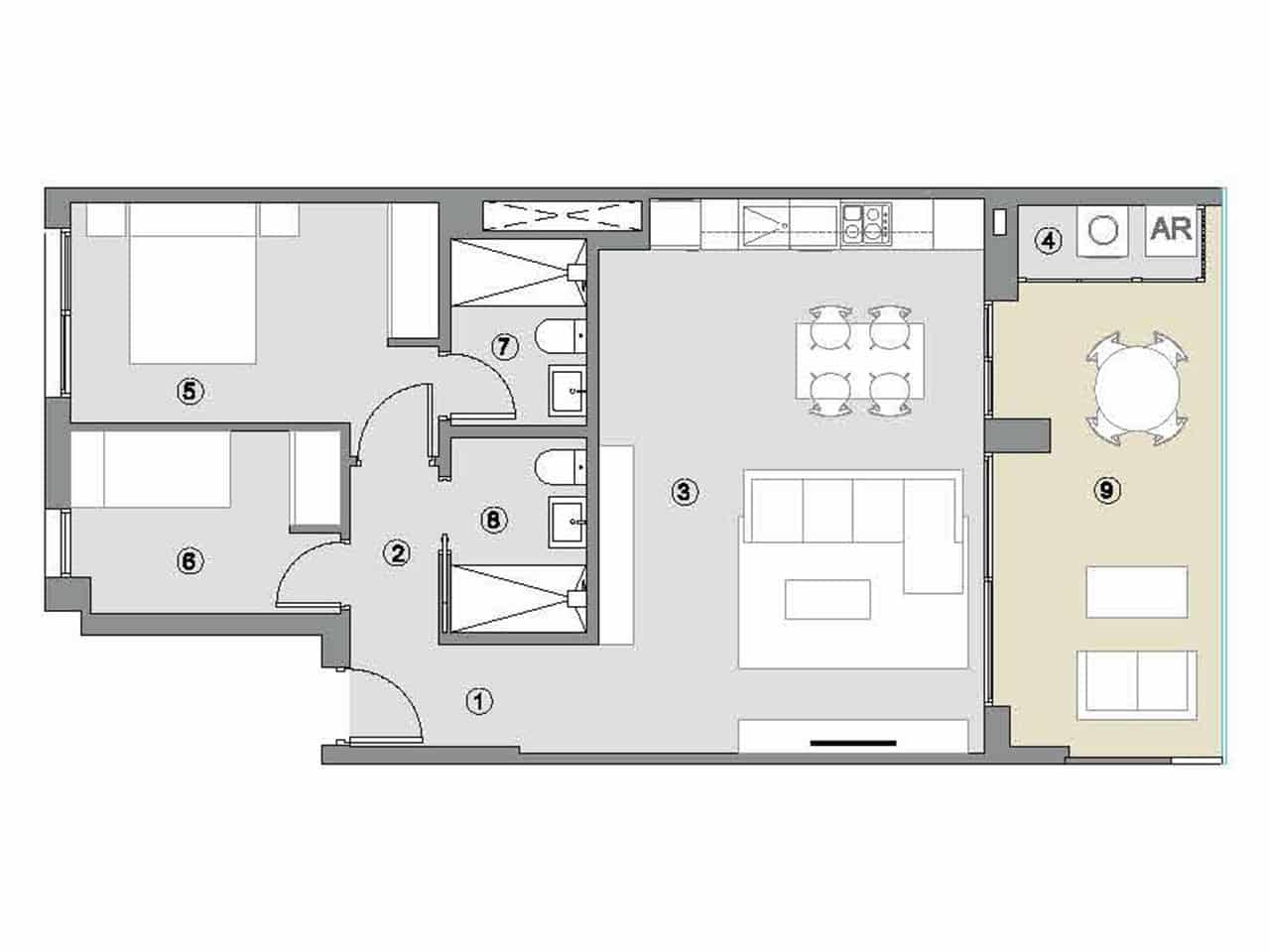 2 quarto Apartamento para venda em Orihuela Costa com piscina garagem - 350 000 € (Ref: 7631861)