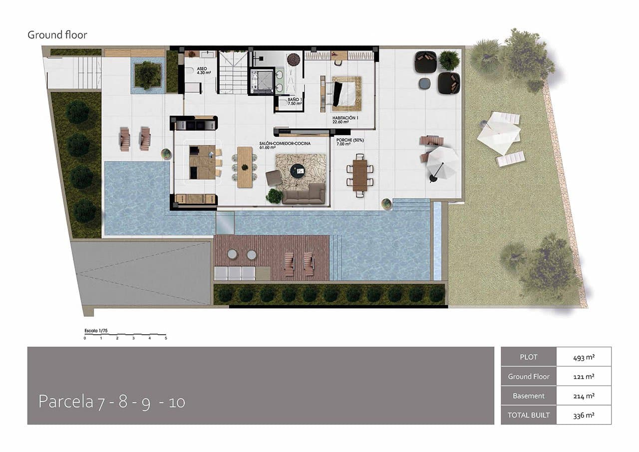 3 Zimmer Villa zu verkaufen in Finestrat mit Pool Garage - 995.000 € (Ref: 7650552)