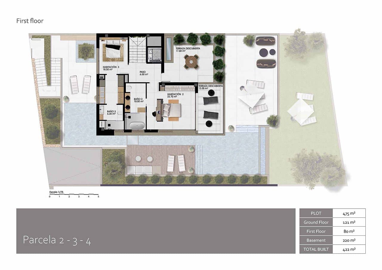 3 Zimmer Villa zu verkaufen in Finestrat mit Pool Garage - 995.000 € (Ref: 7650552)