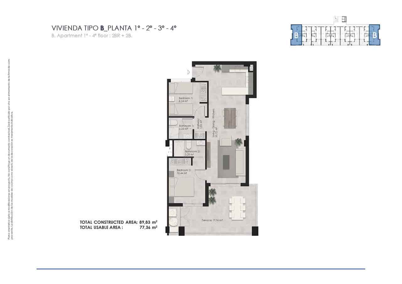 2 sypialnia Apartament na sprzedaż w La Mata z basenem garażem - 285 000 € (Ref: 7687625)