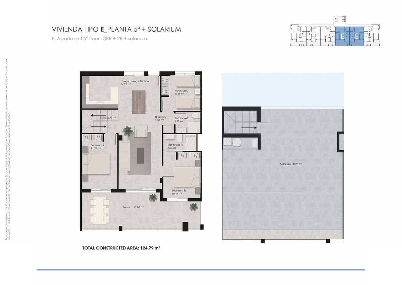 3 soveværelse Penthouse til salg i La Mata med swimmingpool garage - € 540.000 (Ref: 7687626)